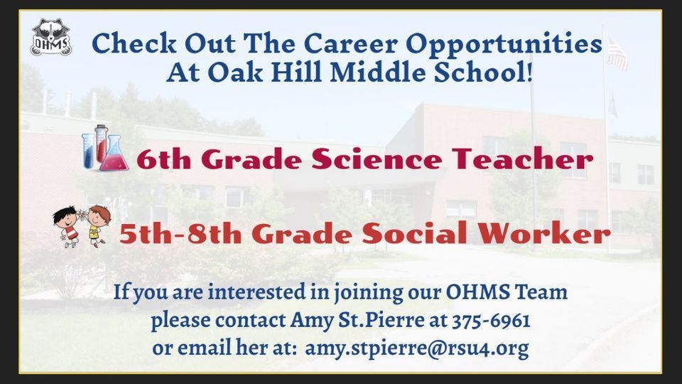 OHMS Career Opportunities
